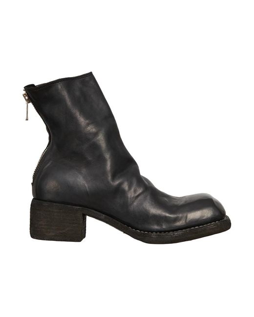 Guidi Black Ankle Boots