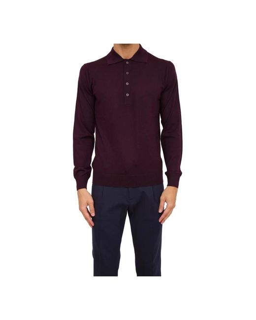Paolo Pecora Blue Polo Shirts for men