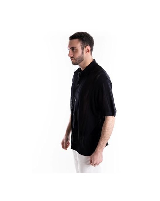 Cardigans Paolo Pecora de hombre de color Black