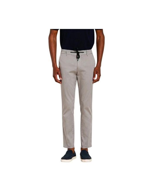 Mason's Black Slim-Fit Trousers for men