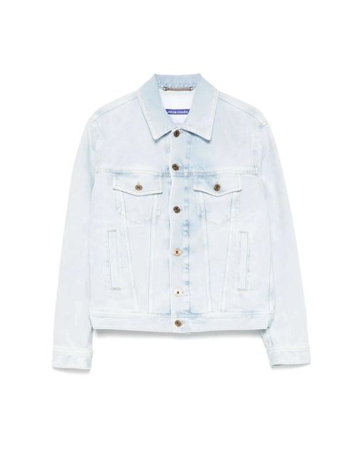 Jacob Cohen Blue Denim Jackets for men