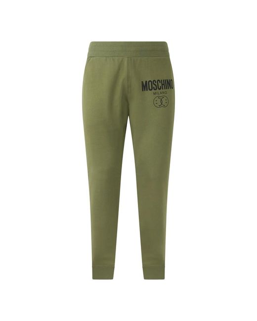 Moschino Comfortabele Katoenen Broek in het Green voor heren