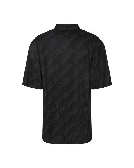 Balenciaga Black Short Sleeve Shirts for men