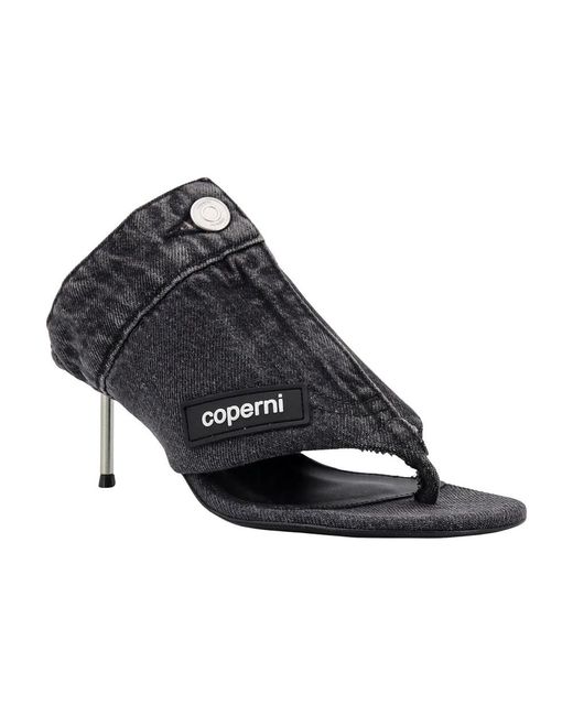 Coperni Blue Heeled Mules