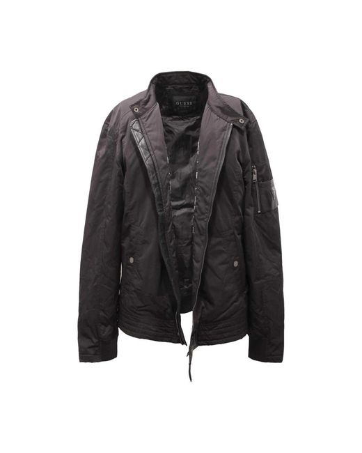 Light Jackets di Guess in Black da Uomo
