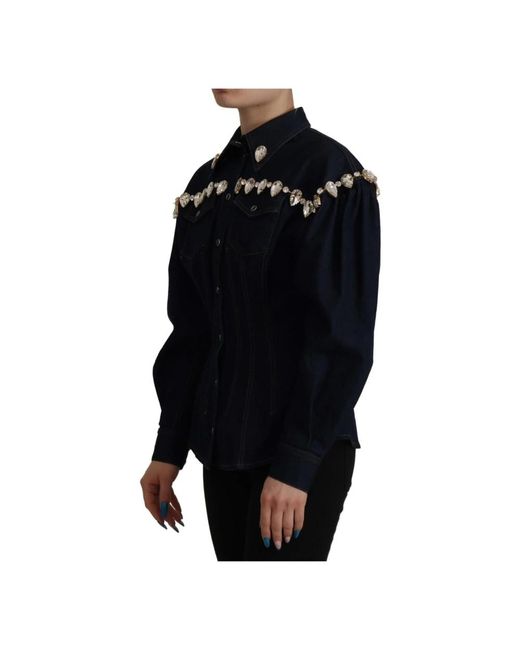 Jackets > denim jackets Dolce & Gabbana en coloris Black