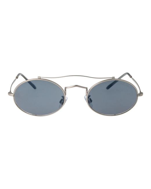 Giorgio Armani Stylische sonnenbrille für trendy look in Blue für Herren