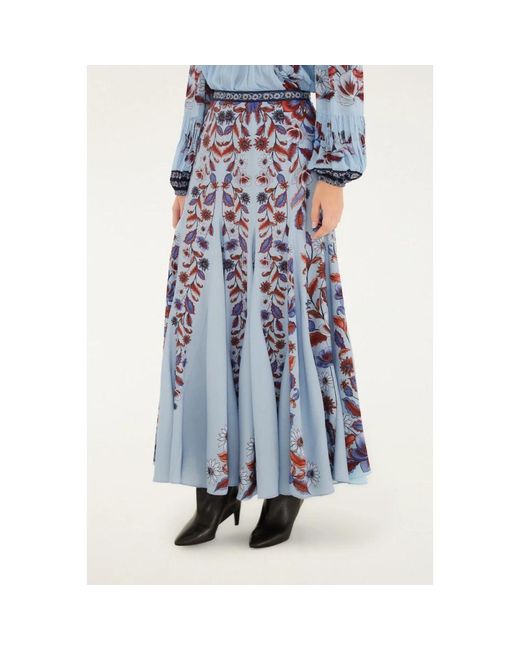 Farm Rio Maxi Rok Marcelle in het Blue