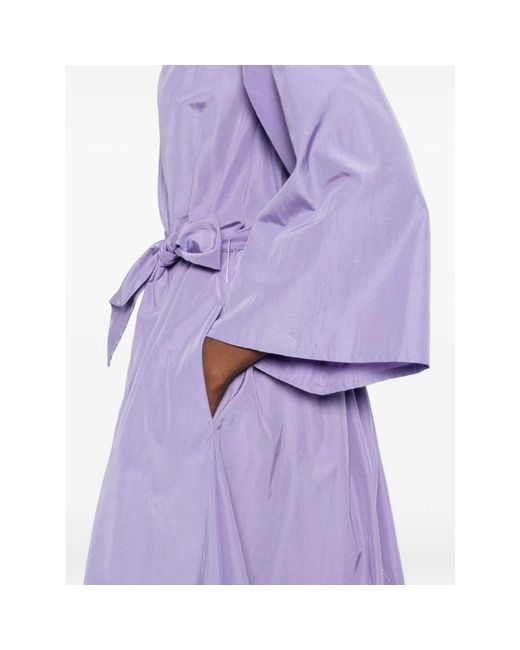 Forte_forte Purple Wrap Dresses