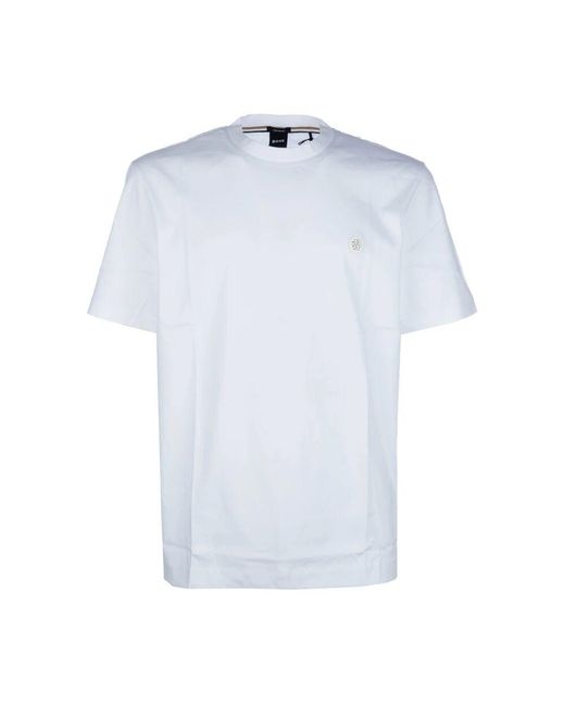 HUGO Casual Baumwoll T-Shirt Für Männer in Blue für Herren