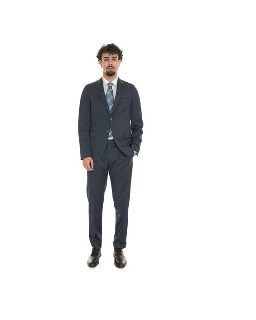 Michael Kors Blue Single Breasted Suits for men
