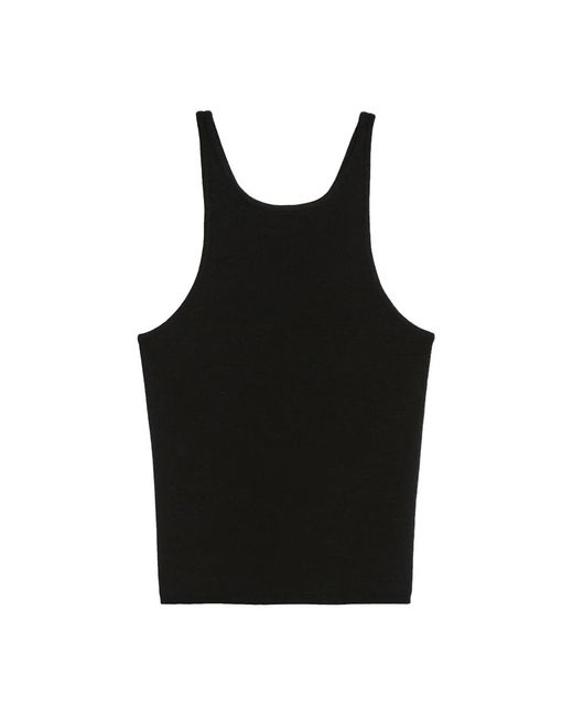Max Mara Black Sleeveless Tops