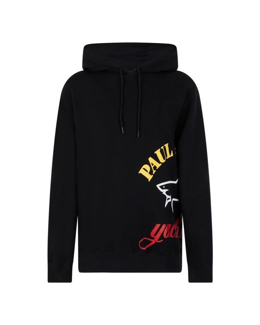 Paul & Shark Black Hoodies for men