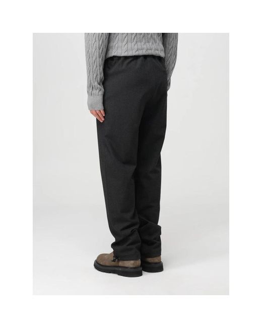 Aspesi Gray Straight Trousers for men