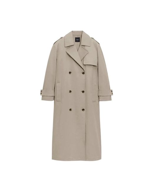 Theory Natural Trench Coats