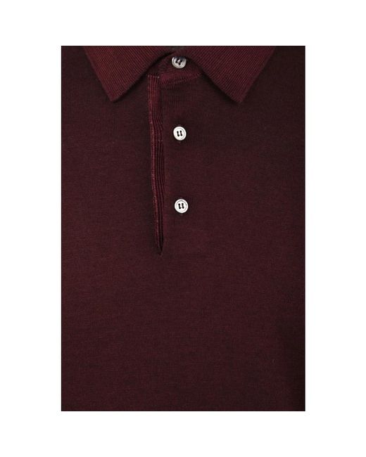 FILIPPO DE LAURENTIIS Purple Polo Shirts for men