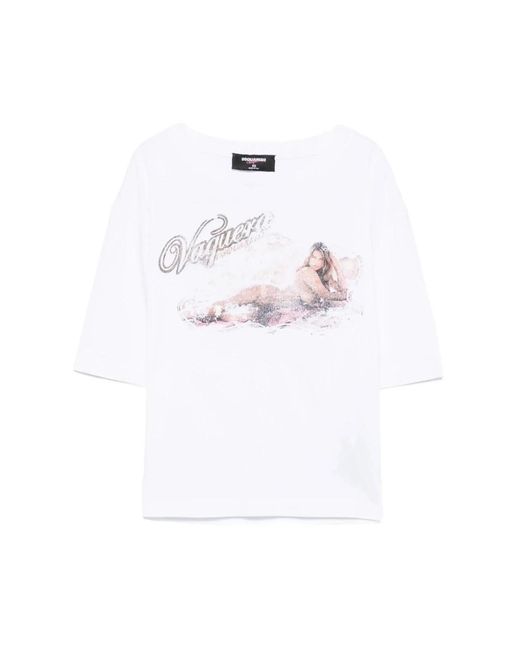 DSquared² White T-Shirts