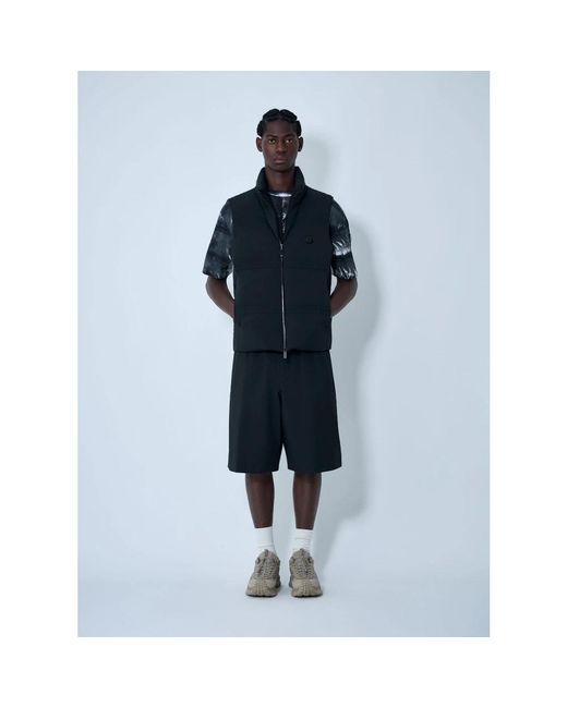 Moncler Blue Vests for men