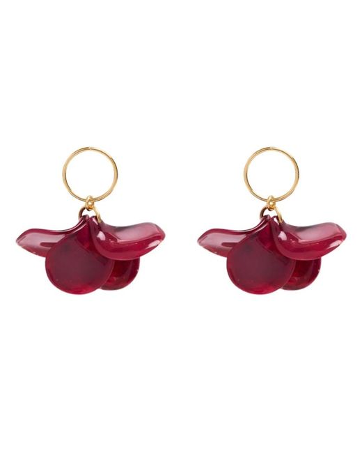 Earrings Malababa de color Purple
