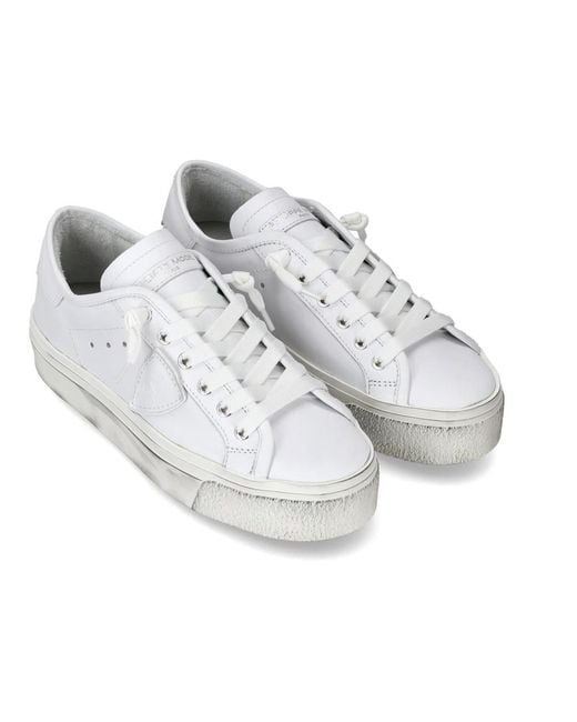 Philippe Model White Sneakers