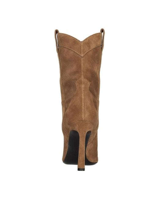 Sergio Rossi Brown Heeled Boots