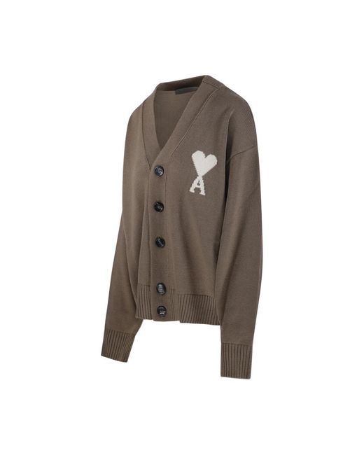 Cardigans AMI de color Brown