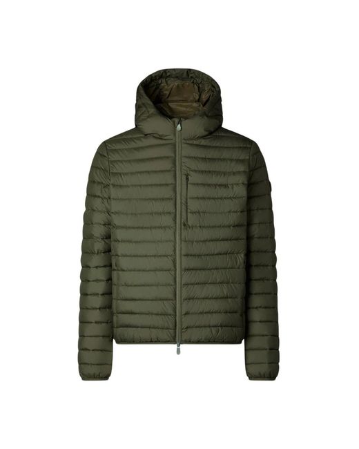 Save The Duck Green Winter Jackets for men