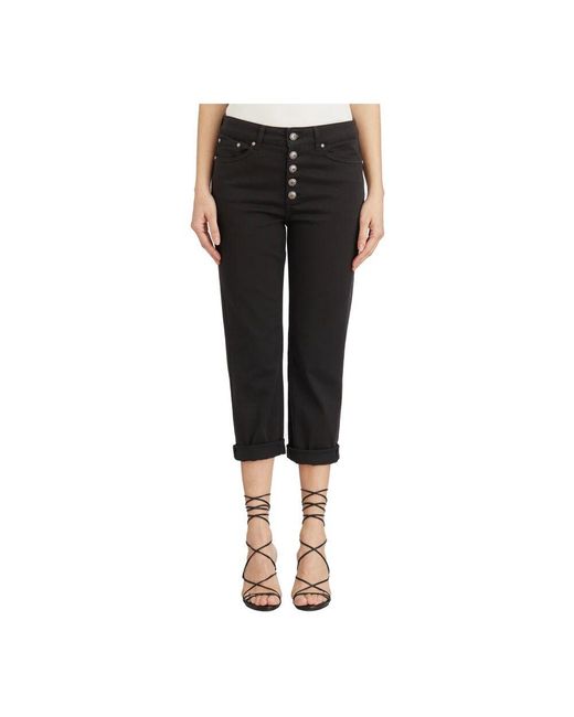 Dondup Black Schmuckverzierte Hose