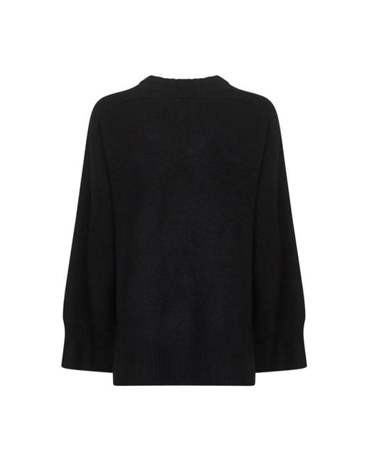 Loulou de Saison Black Round-Neck Knitwear