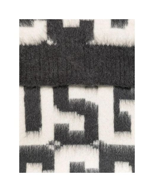 Gcds White Monogram Scarf