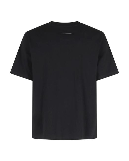 MM6 by Maison Margiela Black T-Shirts for men