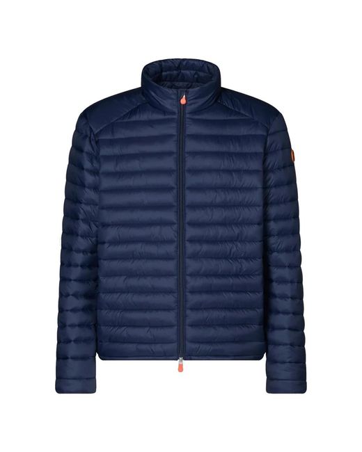 Save The Duck Blue Winter Jackets for men