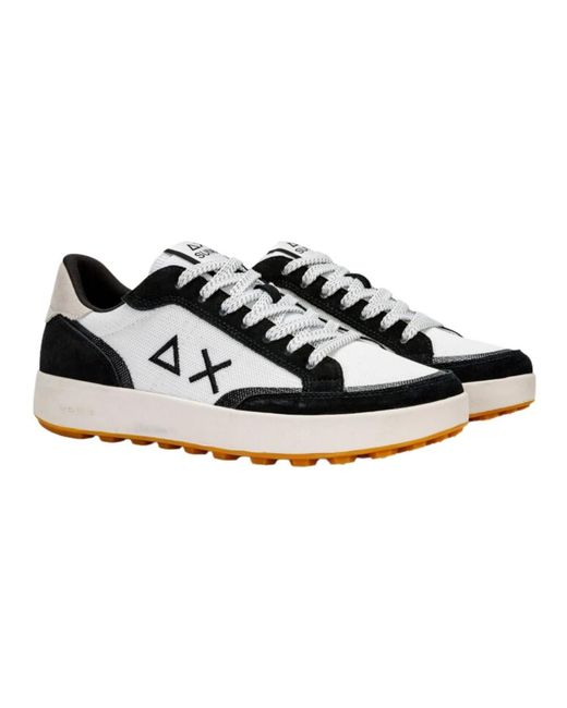 Sun 68 Black Sneakers for men