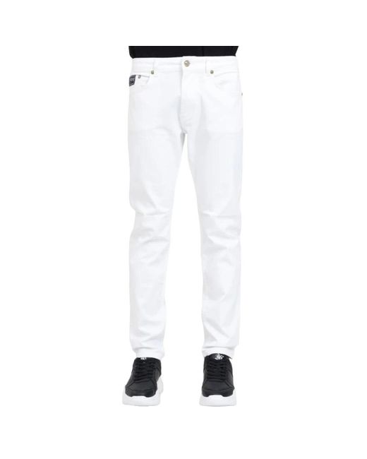 Versace White Slim-Fit Jeans for men