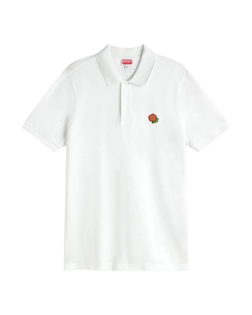 KENZO White Polo Shirts for men