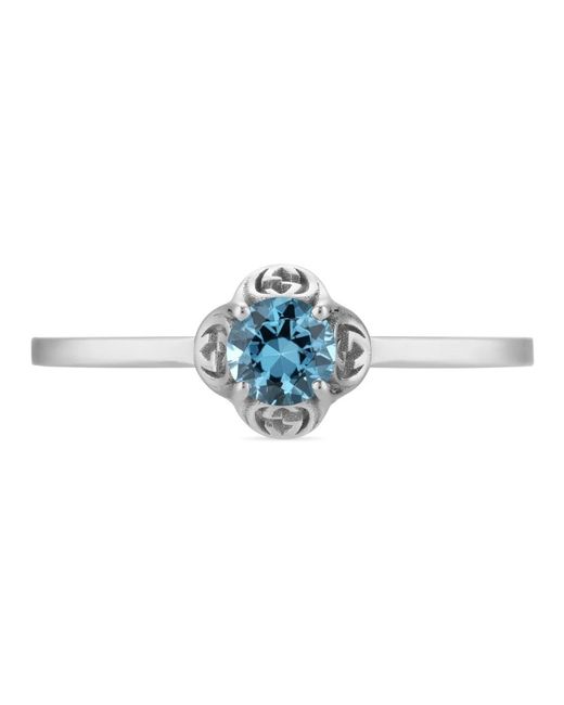 Gucci Interlocking G Ring in het Metallic