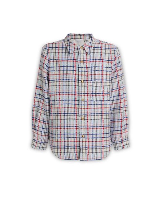 Thom Browne Blue Casual Shirts for men