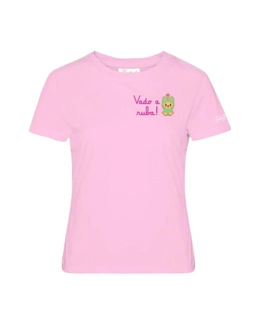 Mc2 Saint Barth Pink T-Shirts