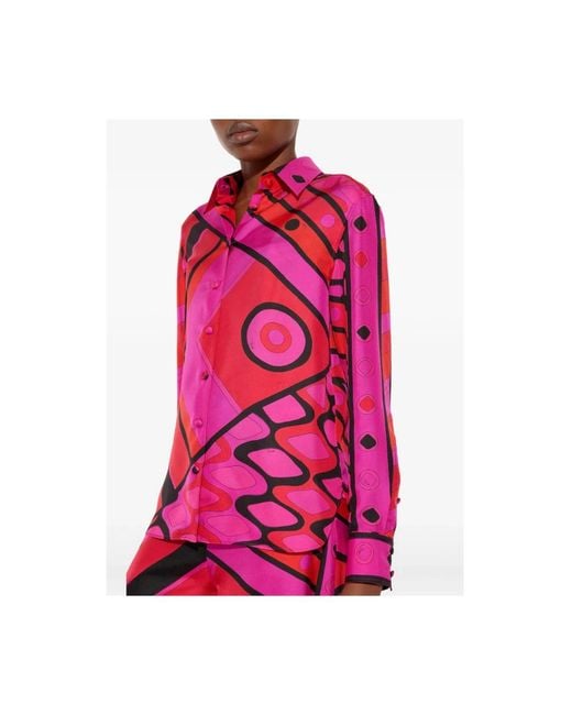 Emilio Pucci Pink Shirts