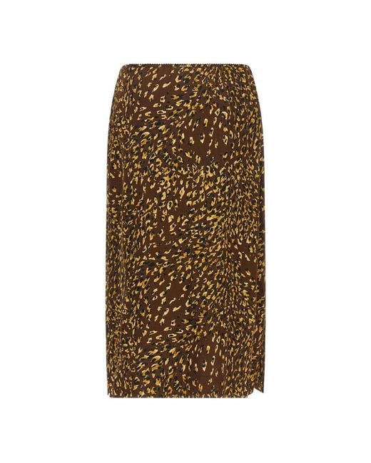 Twinset Brown Midi Skirts