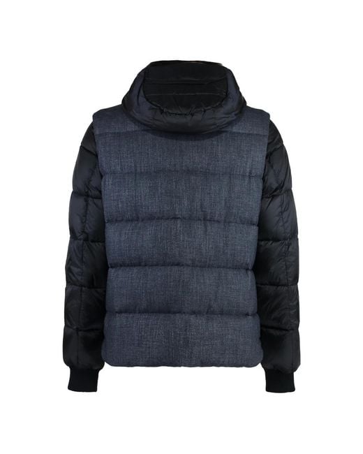 Moorer Down Jackets in het Blue voor heren
