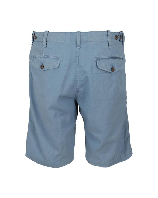 Myths Blue Casual Shorts for men