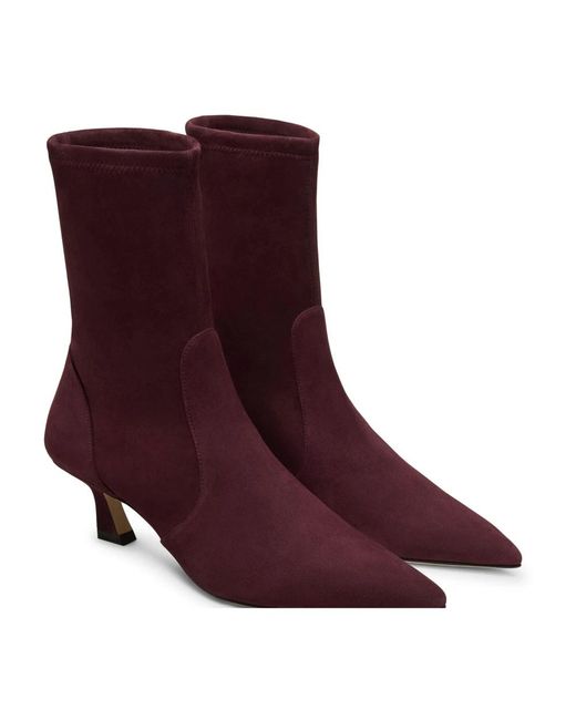 Stuart Weitzman Purple Heeled Boots