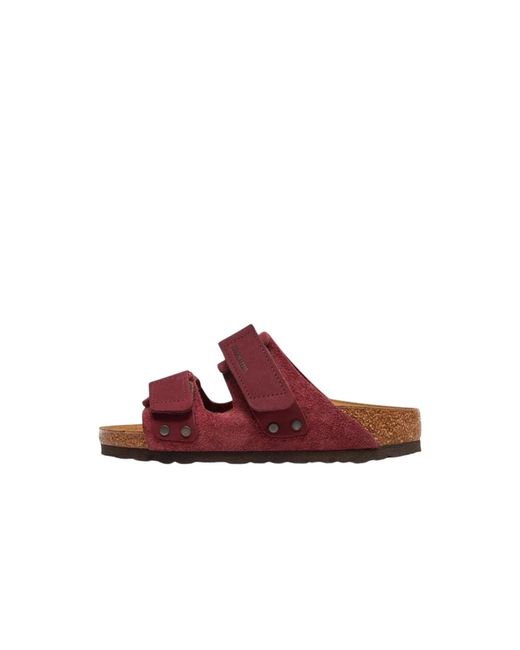 Birkenstock Brown Sliders for men