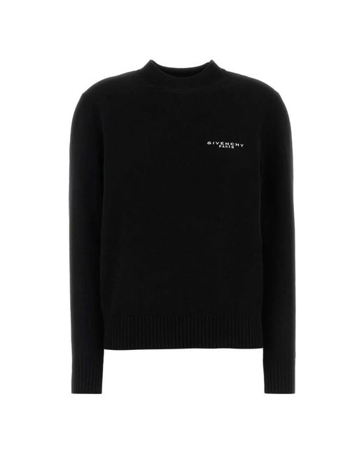 Givenchy Black Round-Neck Knitwear