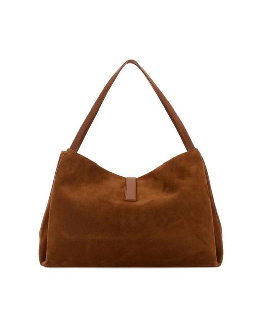 Ferragamo Brown Shoulder Bags
