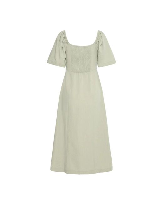 Ichi Green Midi Dresses