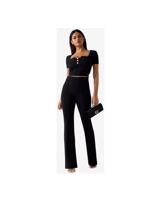Guess Black Wide Trousers