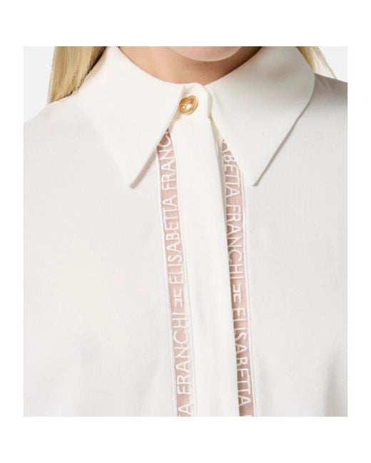 Elisabetta Franchi Shirts in het White