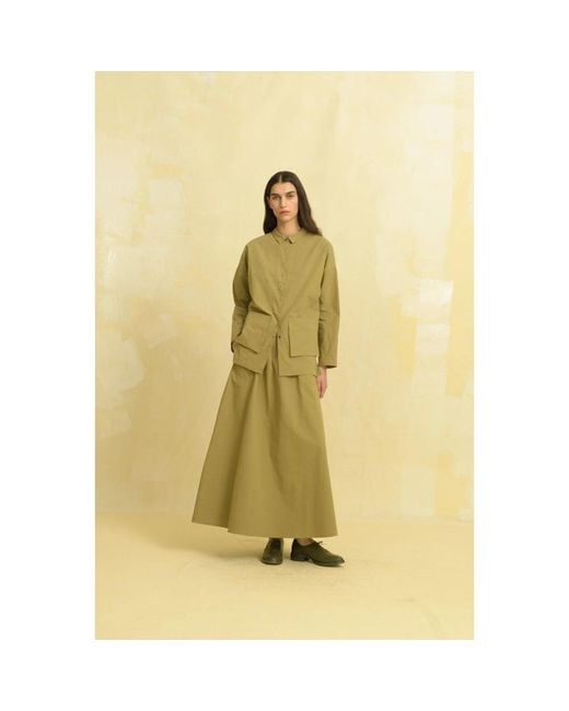 Cortana Green Maxi Skirts